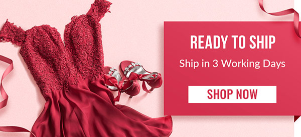 Ready to ship wedding & party dresses