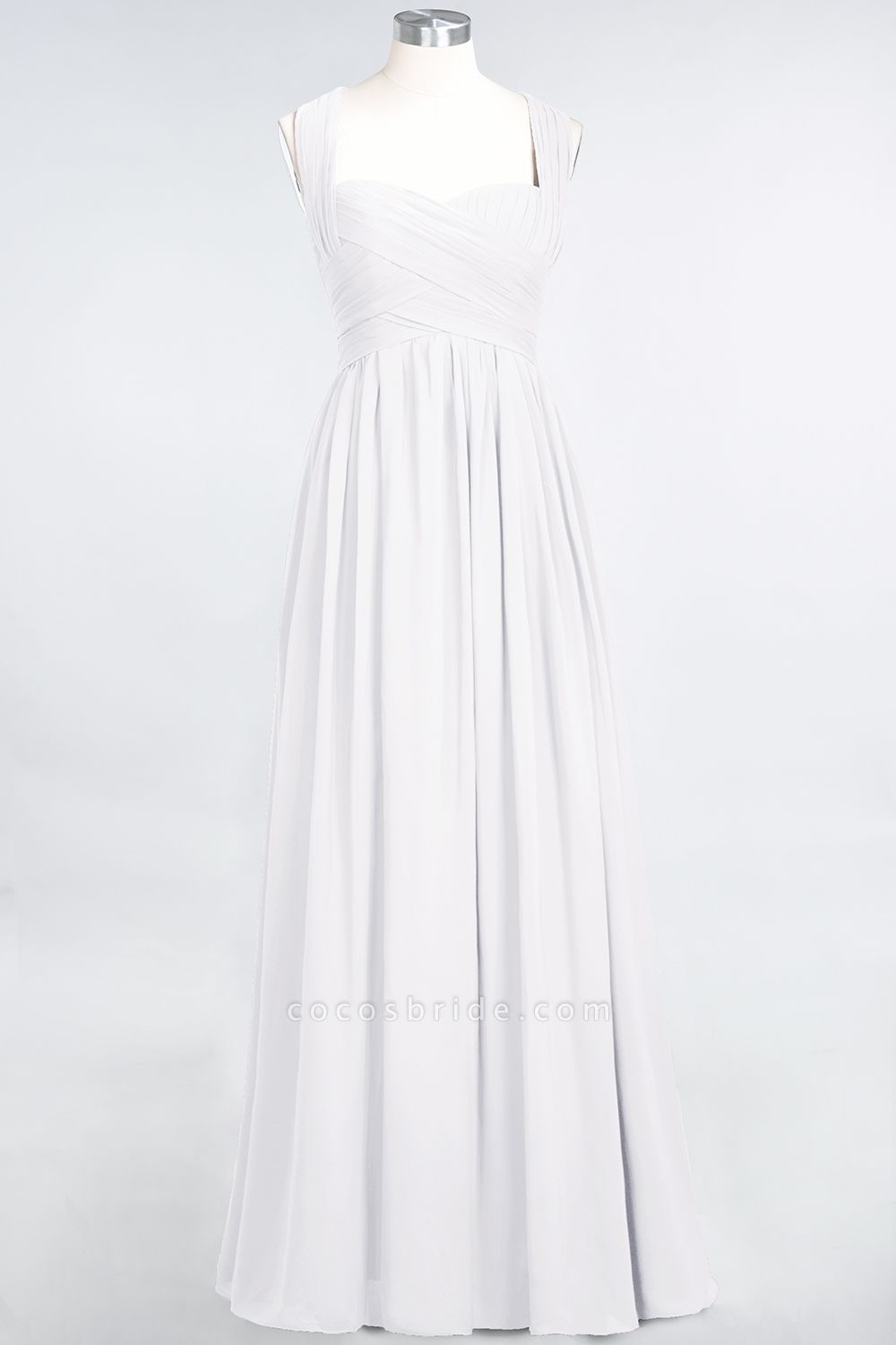 BM0420 Burgundy Simple Cap Sleeves Sweetheart Bridesmaid Dress