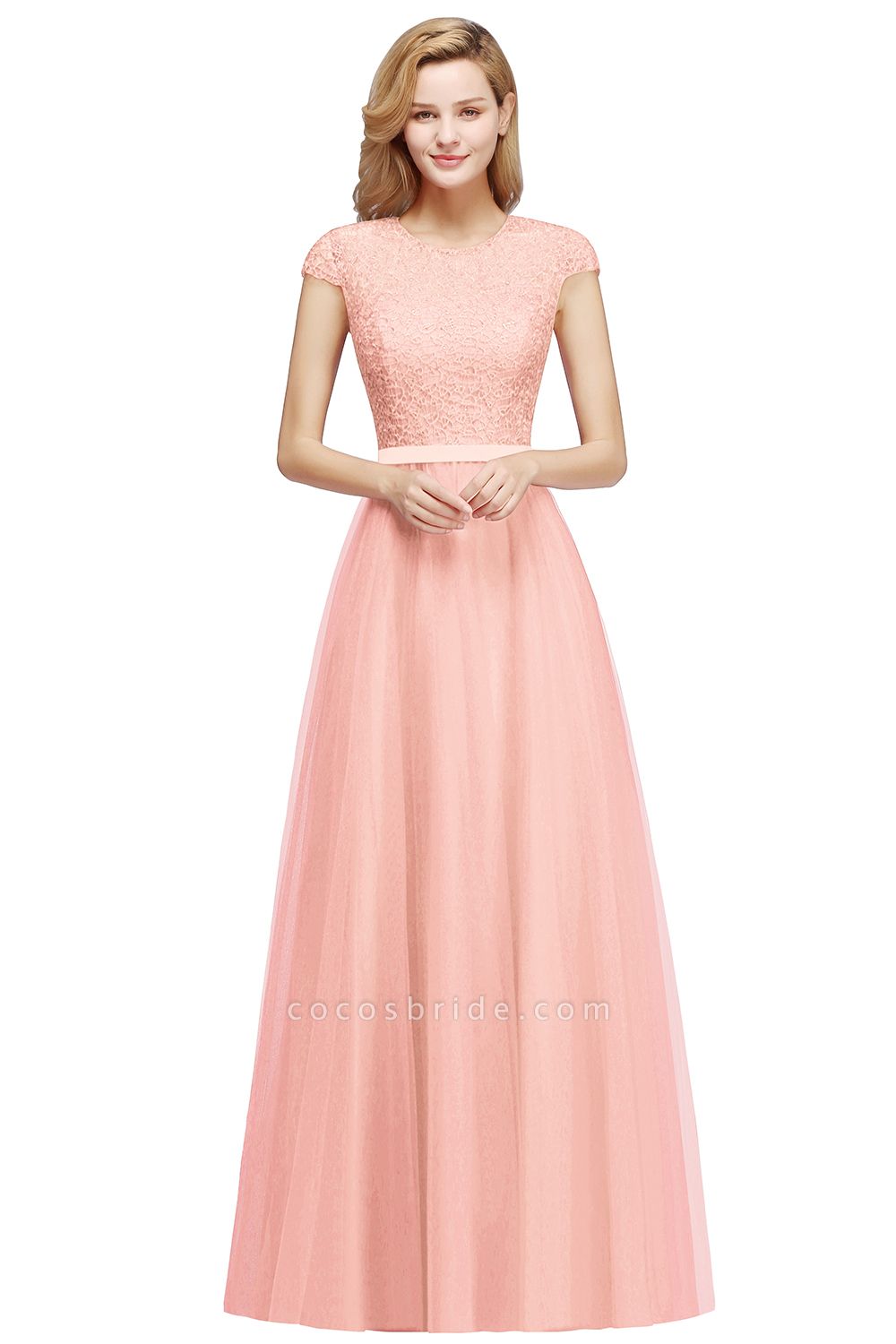 Graceful Jewel Tulle A-line Evening Dress