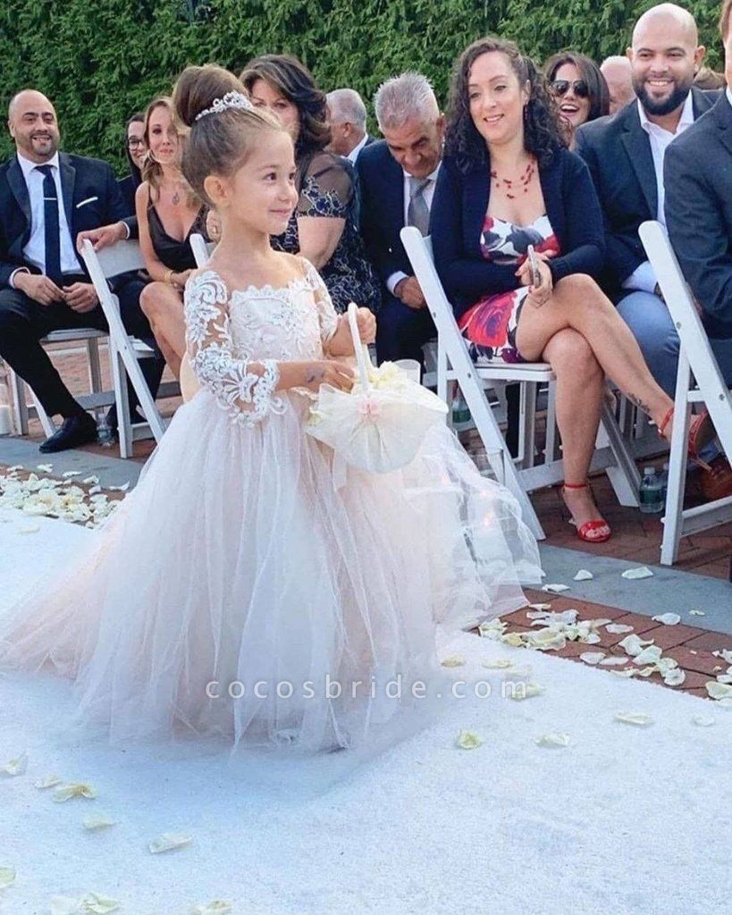 White Flower Girl Dresses with Dark Burgundy Sash