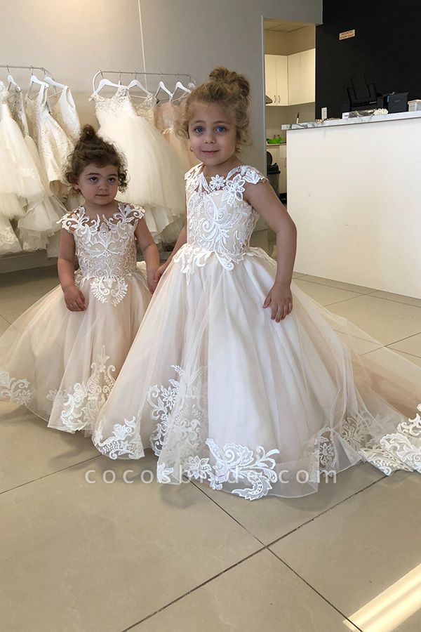 lace flower girl dresses