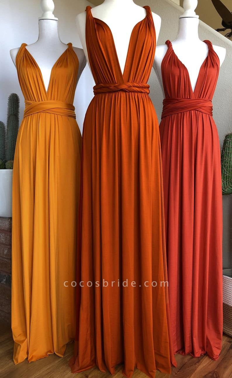 Convertible Long A-line Bridesmaid Dresses | Multiway Infinity Dress