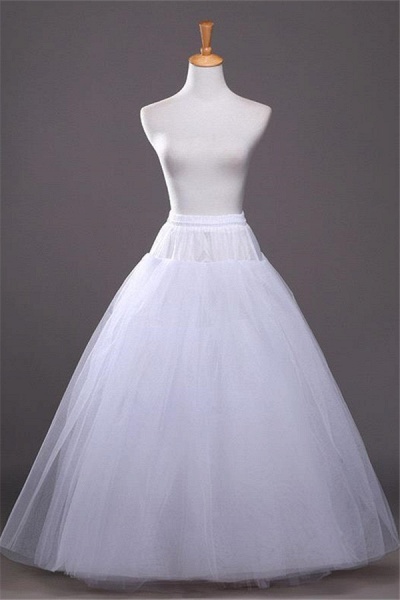 A-line Tulle Taffeta Wedding Petticoat_1