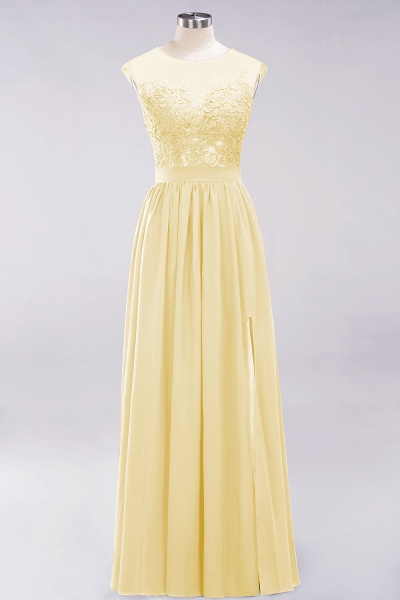 A-line Chiffon Lace Jewel Sleeveless Floor-Length Bridesmaid Dresses with Appliques_18