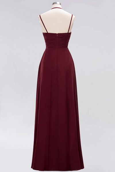 A-line Chiffon Spaghetti Straps Sleeveless Ruffles Floor-Length Bridesmaid Dresses_41