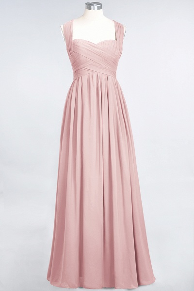 BM0420 Burgundy Simple Cap Sleeves Sweetheart Bridesmaid Dress_6