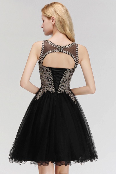 Fabulous Jewel Tulle A-line Evening Dress_10