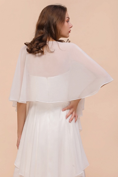 BM1078 Chiffon White Special Occasions Wraps_3