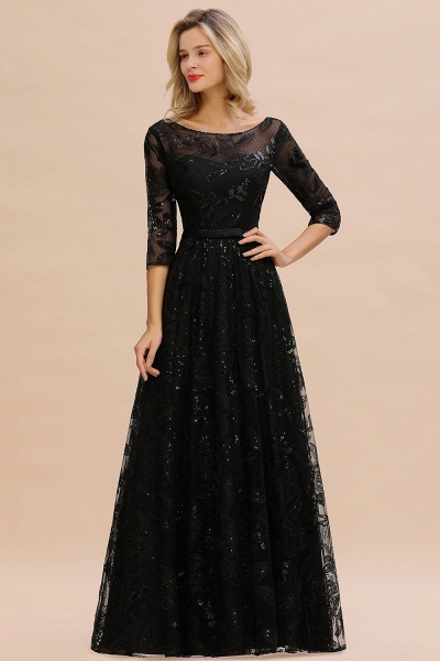Excellent Jewel Tulle A-line Prom Dress_2