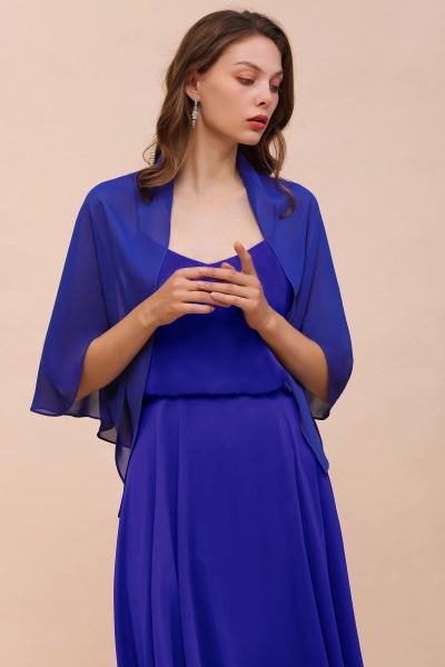 BM1682 Chiffon Royal Blue Special Occasions Wraps_8