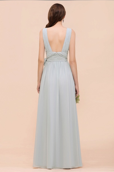 Infinity Soft Chiffon A-Line Wedding Guest Dress Floor Length Bridesmaid Dress_10