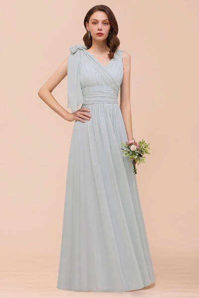 Infinity Soft Chiffon A-Line Wedding Guest Dress Floor Length Bridesmaid Dress_8