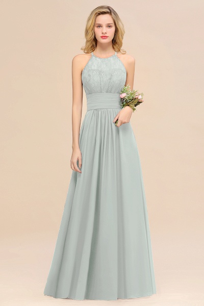 BM0766 Elegant Halter Ruffles Sleeveless Grape Lace Bridesmaid Dresses Affordable_38