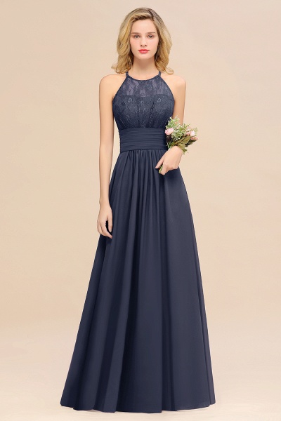 BM0766 Elegant Halter Ruffles Sleeveless Grape Lace Bridesmaid Dresses Affordable_39