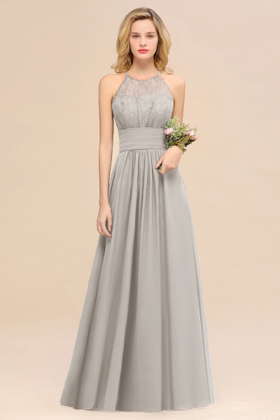 BM0766 Elegant Halter Ruffles Sleeveless Grape Lace Bridesmaid Dresses Affordable_30