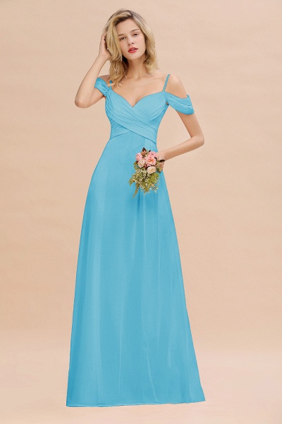 BM0786 Spaghetti Straps Sweetheart Ruffles Bridesmaid Dress_24