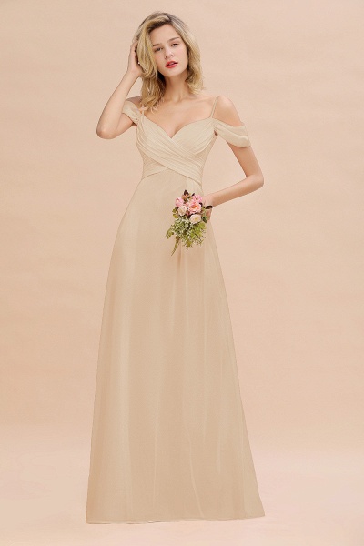 BM0786 Spaghetti Straps Sweetheart Ruffles Bridesmaid Dress_14