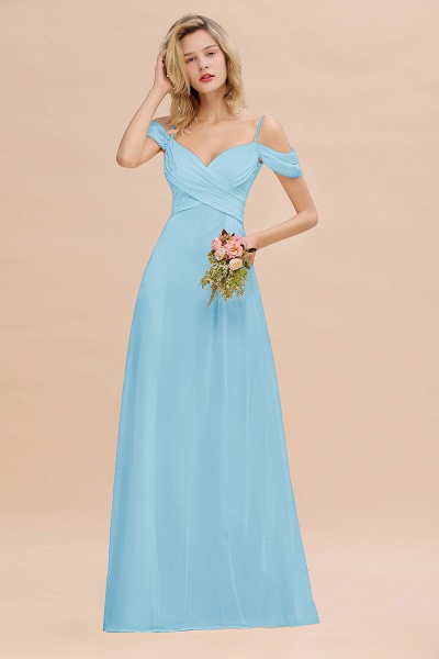 BM0786 Spaghetti Straps Sweetheart Ruffles Bridesmaid Dress_23