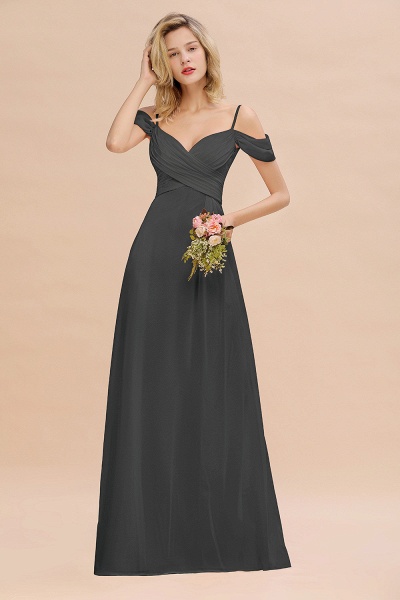 BM0786 Spaghetti Straps Sweetheart Ruffles Bridesmaid Dress_46