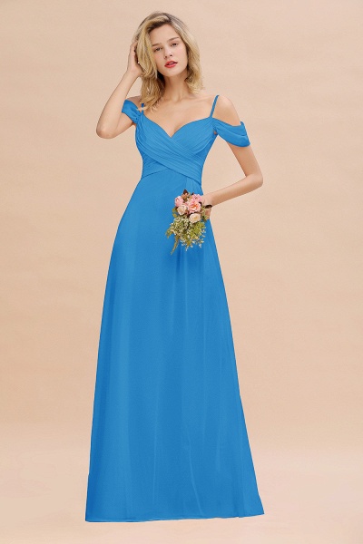 BM0786 Spaghetti Straps Sweetheart Ruffles Bridesmaid Dress_25