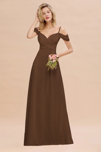 BM0786 Spaghetti Straps Sweetheart Ruffles Bridesmaid Dress_12