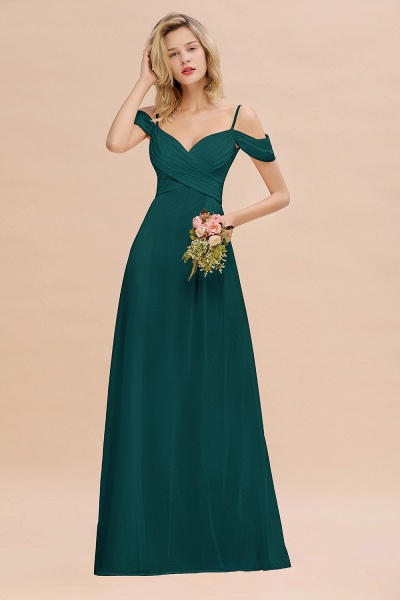 BM0786 Spaghetti Straps Sweetheart Ruffles Bridesmaid Dress_33