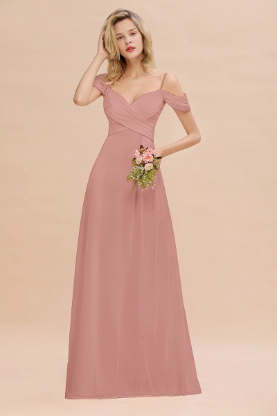 BM0786 Spaghetti Straps Sweetheart Ruffles Bridesmaid Dress_50