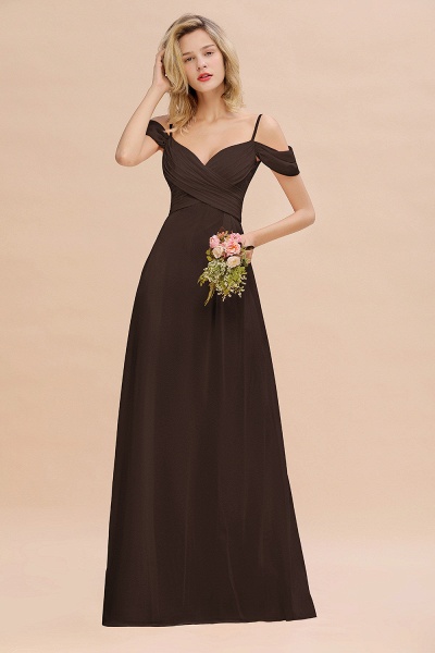 BM0786 Spaghetti Straps Sweetheart Ruffles Bridesmaid Dress_11