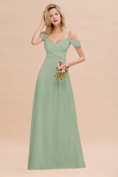 BM0786 Spaghetti Straps Sweetheart Ruffles Bridesmaid Dress_41