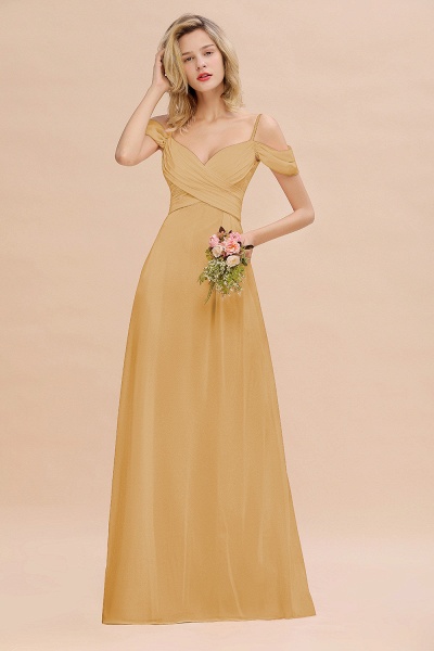 BM0786 Spaghetti Straps Sweetheart Ruffles Bridesmaid Dress_13