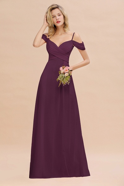 BM0786 Spaghetti Straps Sweetheart Ruffles Bridesmaid Dress_20