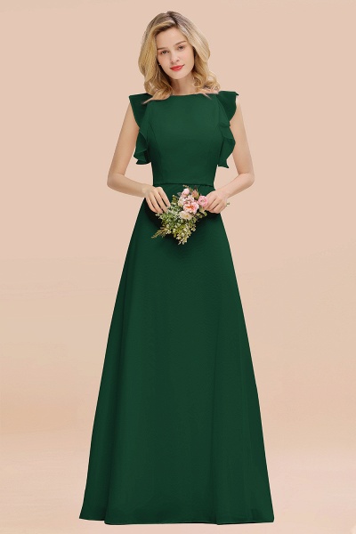 BM0783 Elegant Simple Jewel Sleeveless A-line Bridesmaid Dress_31