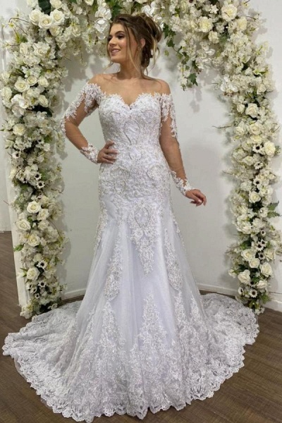 Lace Mermaid Wedding Dress&Mermaid Wedding Gown-Shop the Latest Styles ...