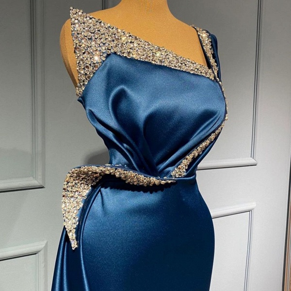 Blaues Abiballkleider Lang Günstig | Abendkleid mit Glitzer_4