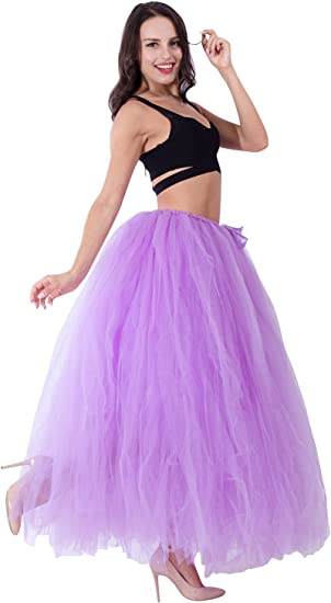 Rainbow ballet skirt Ankle Length tulle skirt girl colorful Halloween clothing ballet Dress_8