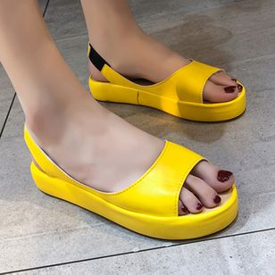 Women's Slingbacks Wedge Heel Sandals_2