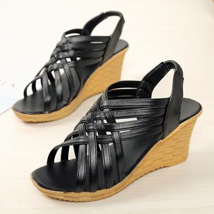 Women's Slingbacks Wedge Heel Sandals_3