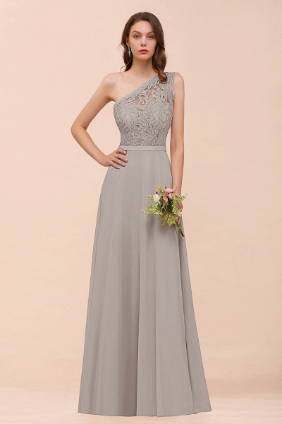 Classy One Shoulder Appliques Lace Floor-length A-Line Chiffon Bridesmaid Dress_30