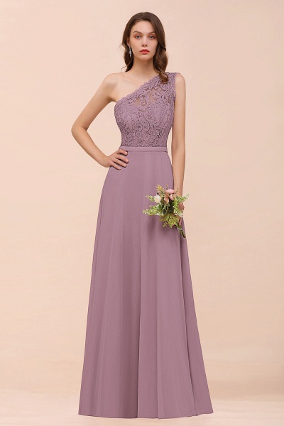 Classy One Shoulder Appliques Lace Floor-length A-Line Chiffon Bridesmaid Dress_43